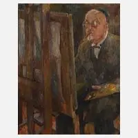 Jankel Adler, Selbstportrait, Öl auf Leinwand