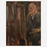 Jankel Adler, Selbstportrait, Öl auf Leinwand