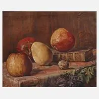 André, Früchtestillleben, Öl auf Leinwand