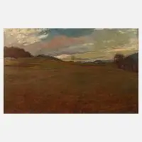 Georg Gerlach, Herbstlandschaft, Öl auf Leinwand