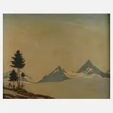 Willy Mulot, Winter im Hochgebirge