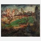 Maurice Vagh-Weinmann, Obstbaumblüte, Öl auf Leinwand