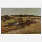 Frank Vervoort, Frühlingslandschaft, Öl auf Leinwand