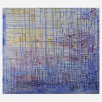 Michael Webel, "Mannheimer Morgen", Acryl auf Leinwand