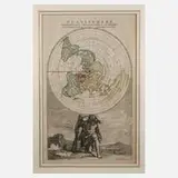 Jan Barend Elwe, Weltkarte Planisphäre, Kupferstich