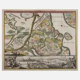 Johann Baptist Homann, Belagerung von Stralsund, Kupferstich
