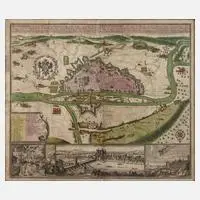 George Matthäus Seutter, Plan von Regensburg, Kupferstich