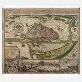 George Matthäus Seutter, Plan von Regensburg, Kupferstich