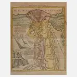 Johann Baptist Homann, Kupferstichkarte Ägypten, Kupferstich