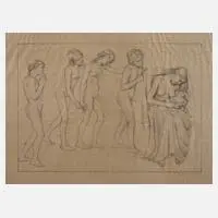 Idi Teichmann, "Die Kommenden", Lithographie