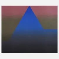 Geometrische Komposition by Prof. Anton Stankowksi, Farbserigraphie, sold Feb 2023
