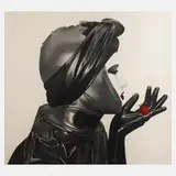 Alexander G. Lazich, "Strawberry", Tusche