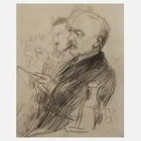 Arthur Markowicz, Im Café, Bleistift