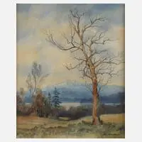 Max Märtens, Vorfrühling, Aquarell und Farbkreiden