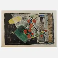 Hans Wagner, Abstrahiertes Stillleben, 1964, Mischtechnik