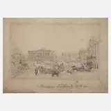 Pl. Ahrens, "Museum Leipzig", Stahlstich