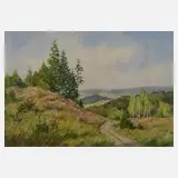 Siegfried Hauffe, Sommer im Vogtland, Aquarell