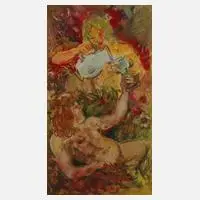 Siegfried Hauffe, Bacchus, Mischtechnik