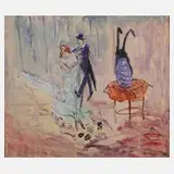 Albert Hennig, "Käfer-Glück", Gouache und Aquarell auf Papier