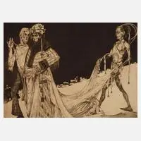 Otto Weigel, Der Winter, Radierung