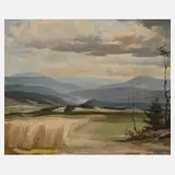 Hans Weiß-Aue, "Blick ins Erzgebirge"