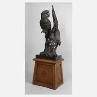 Anton Büschelberger, Großes Ara-Paar, Bronze