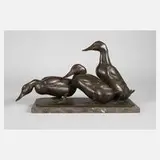 Helmut Diller, Entengruppe, 1911, Bronze