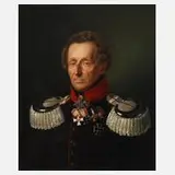 Gustav Hertz, Bildnis eines Generalmajors, Öl auf Leinwand