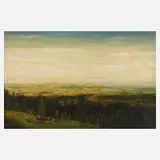 Karl Wenzel Bernt, "Das böhmische Land", Öl auf Leinwand