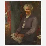 Hans Deiters, Bildnis Maria Nels, 1915, Öl auf Leinwand und Keilrahmen