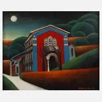 Claus Dörr, Nocturno, 1978, Öl auf Leinwand