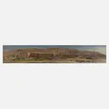 Albert Hunnemann, Panorama von Persepolis, 1937, Öl auf Leinwand