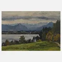 Hugo Kreyssig, See im Voralpenland