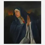 Hans Leciejewski, Madonna, Öl auf Leinwand