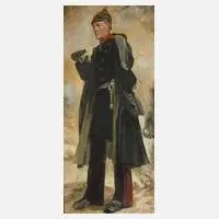 Xavier Martínez, Portrait Helmuth von Moltke, Öl auf Leinwand