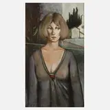 Pascal Papisca, "Nobil Donna", 1983, Öl auf Leinwand