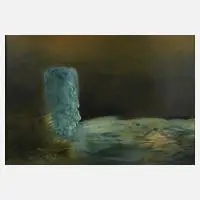 Wolfgang Blanke, "Fernen", Aquarelle
