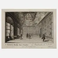 Prof. Salomon Kleiner, "Antichambre.", Radierung