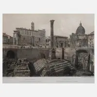 Eugène Cicerci, Forum Romanum, Lithographie