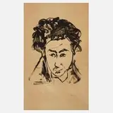 André Derain, Damenbildnis, Lithographie
