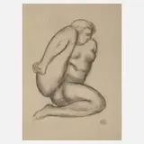Aristide Maillol, Weiblicher Akt, Lithographie