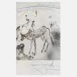 "Die heilige Kuh" by Salvador Dalí, aquarellierte, sold Nov 2022