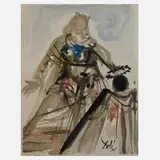 zu Dantes Göttlicher Komödie by Salvador Dalí, sold Nov 2022