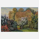Martin Bammes, Sommerlicher Garten, 1920, Gouache