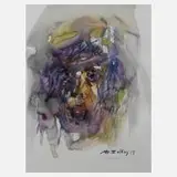 Manfred Feiler, "Angst", Aquarell