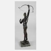 Joseph Uphues, Bogenschütze, Bronze