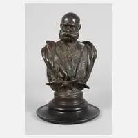 Hans Schwathe, Büste Kaiser Franz Josef I., 1889, Bronze