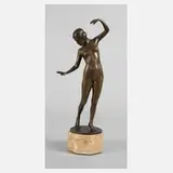 Marta Freystadt, tanzender Frauenakt, Bronze