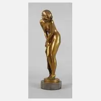 Rudolf Marcuse, ”Nach dem Bade”, Bronze