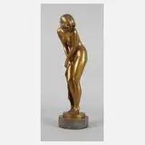 Rudolf Marcuse, ”Nach dem Bade”, Bronze
